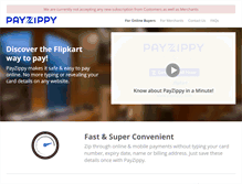 Tablet Screenshot of payzippy.com